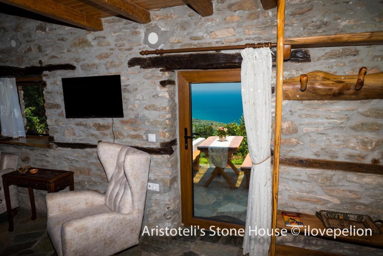 Aristoteli'S Stone House Makrirrákhi Exterior foto