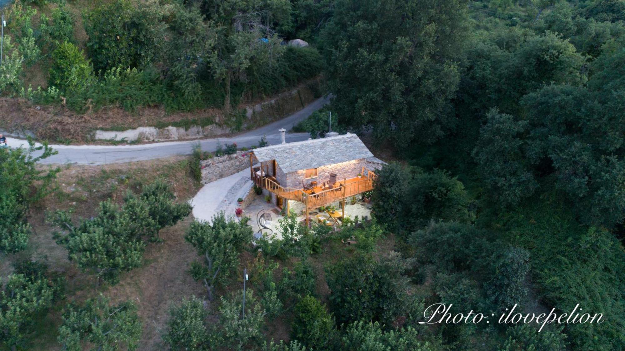 Aristoteli'S Stone House Makrirrákhi Exterior foto