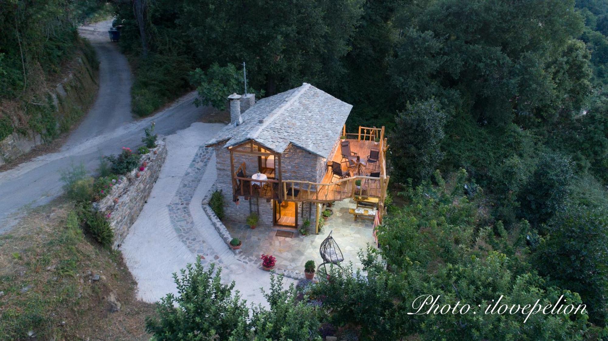 Aristoteli'S Stone House Makrirrákhi Exterior foto