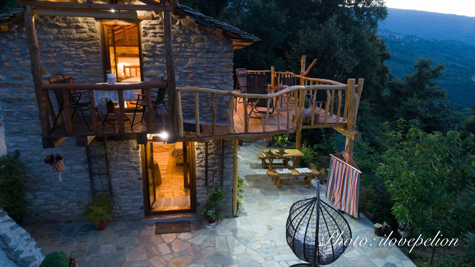 Aristoteli'S Stone House Makrirrákhi Exterior foto