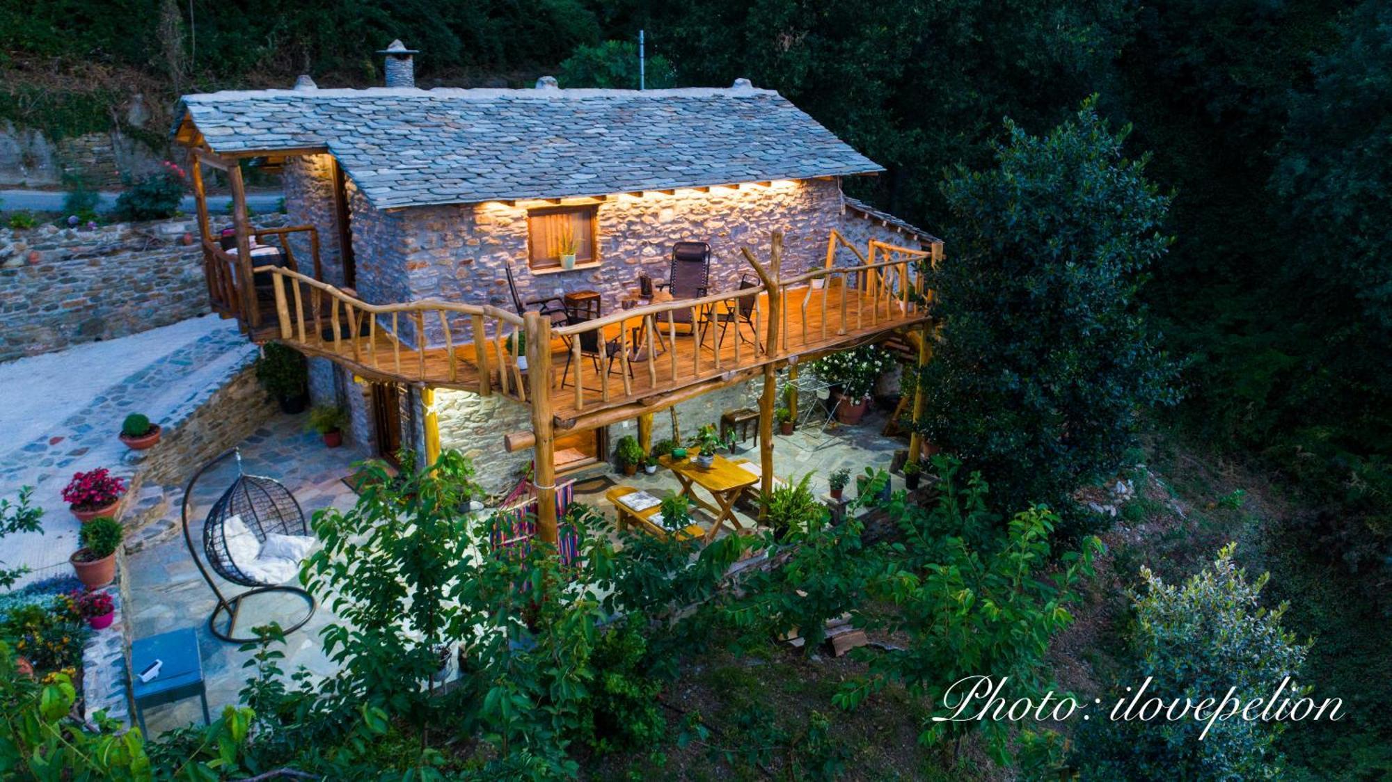 Aristoteli'S Stone House Makrirrákhi Exterior foto